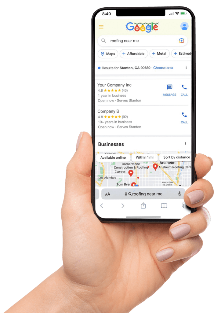 Phone Google Business Profile